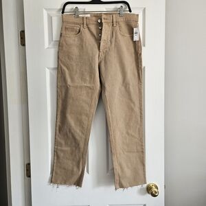 GAP Women's Straight Leg Jeans - Tan